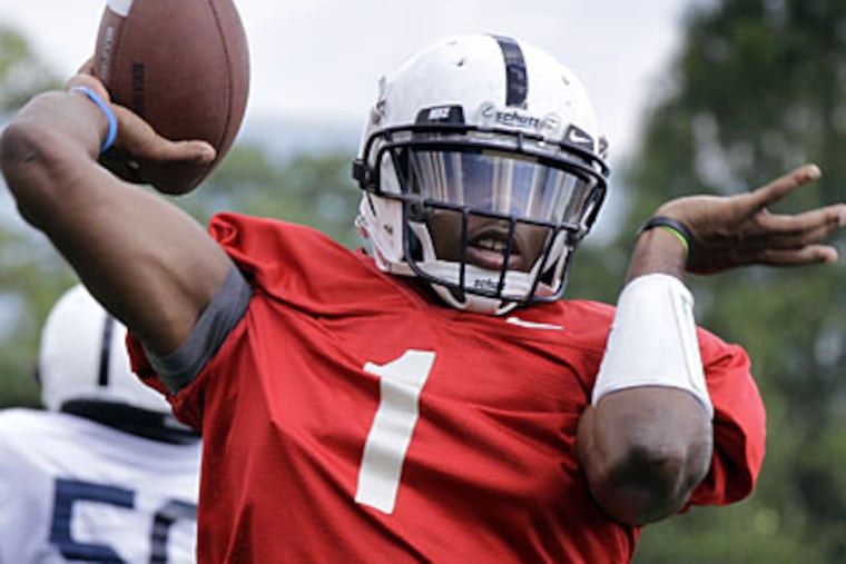 Sophomore Rob Bolden started seven games for the Nittany Lions last year. (Gene J. Puskar/AP Photo)