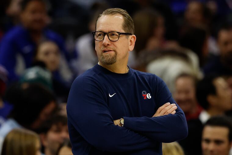 Sixers coach Nick Nurse: “It’s almost like we’ve been in survival mode, doing the best we can with who’s available as we go."