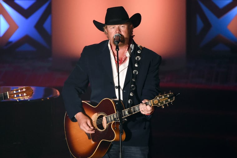 Honoree Toby Keith performs at the 46th annual Songwriters Hall of Fame Induction and Awards Gala at the Marriott Marquis in 2015 in New York.