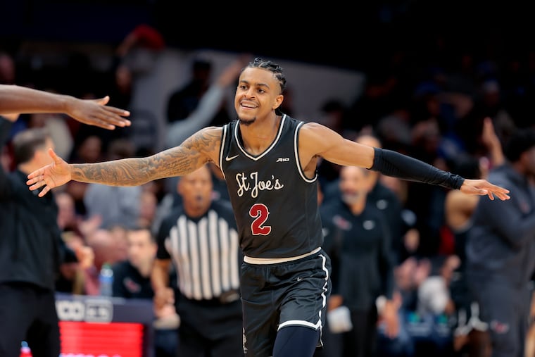 Erik Reynolds II of St. Joseph's in action against Villanova on Nov. 29.