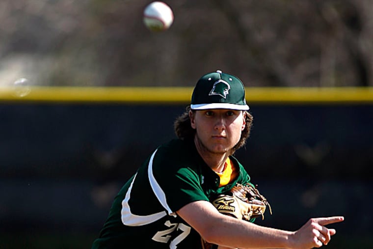 Bonner-Prendergast pitcher Nick Bralczyk. (Yong Kim/Staff Photographer)