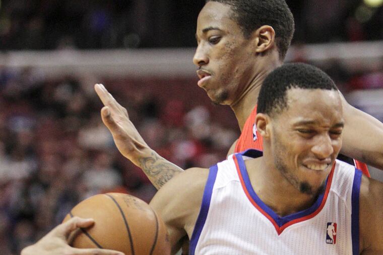 Sixers' Evan Turner says he focuses on his work and does not worry about rumored trades.