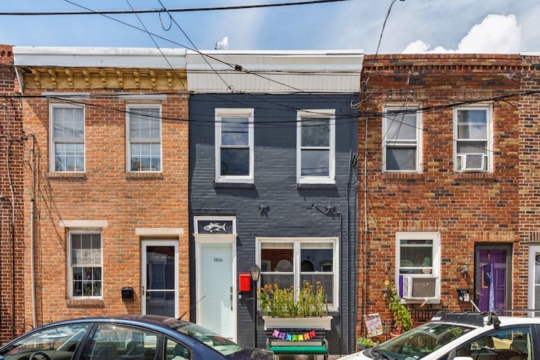 Exterior of the Fishtown home.