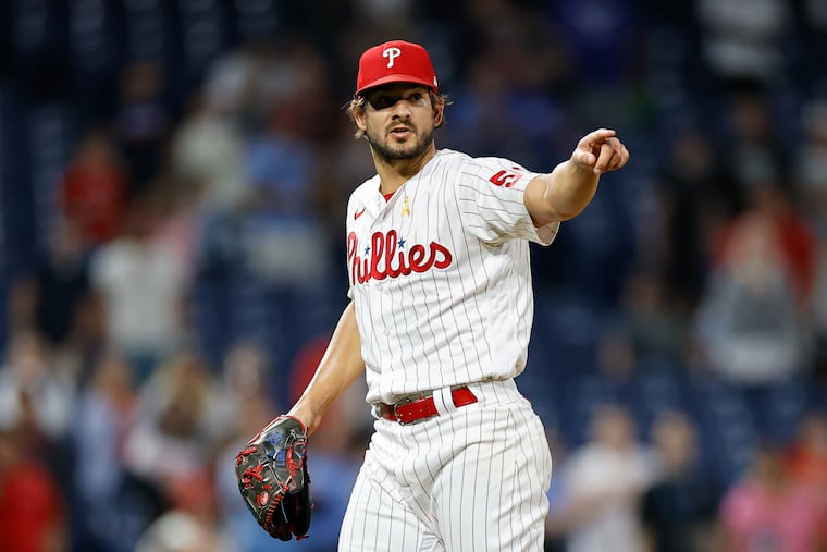 Phillies pitcher Brad Hand would still be eligible to pitch in the first round of the playoffs.