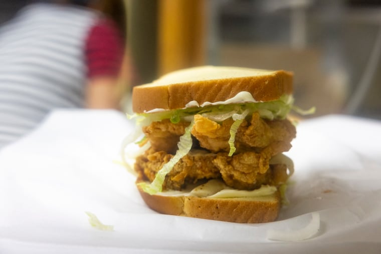 The Chicken Sandwich at Kim Woa Store owned by Lynda Cong and her husband Jimmy Cong, in Philadelphia, Pa., on Wednesday, Aug. 5, 2026.