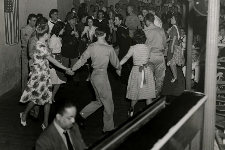 At the Stage Door Canteen, in the basement bar of the Academy of Music, circa 1943. For African Americans and women, some barriers remained.