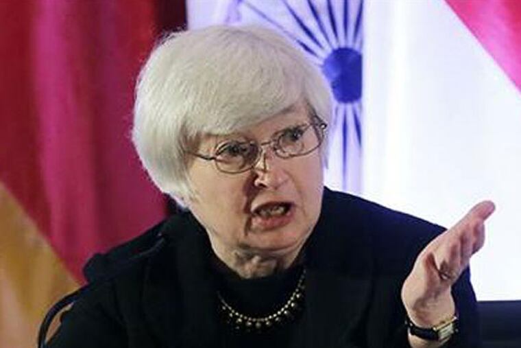 FILE - In this Monday, June 3, 2013, file photo, Janet Yellen, vice chair of the Board of Governors of the Federal Reserve System. (AP Photo / Eugene Hoshiko, File)