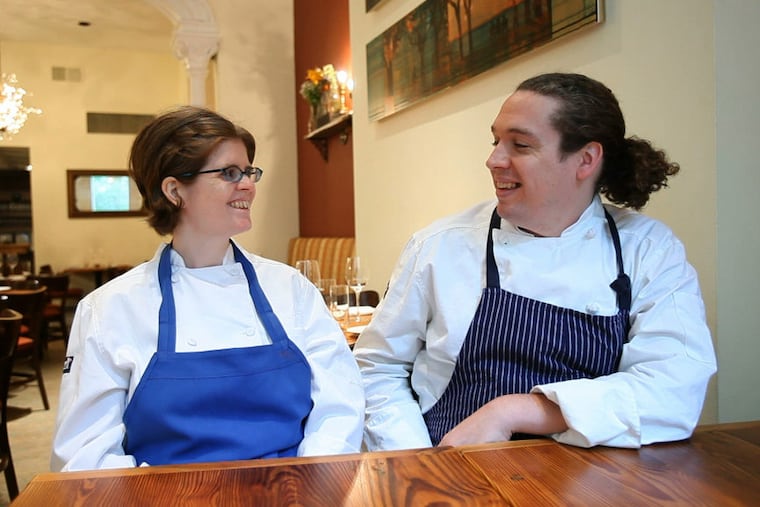 Pastry chef Kristin Wood and her husband, chef Andrew Wood, co-owners of Russet.