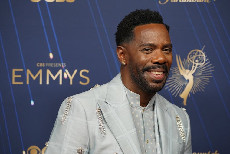 Colman Domingo arrives at the 77th Emmy Awards on Sunday, Sept. 14, 2025 at the Peacock Theater in Los Angeles. (Photo by Jordan Strauss/Invision for the Television Academy/AP Content Services)