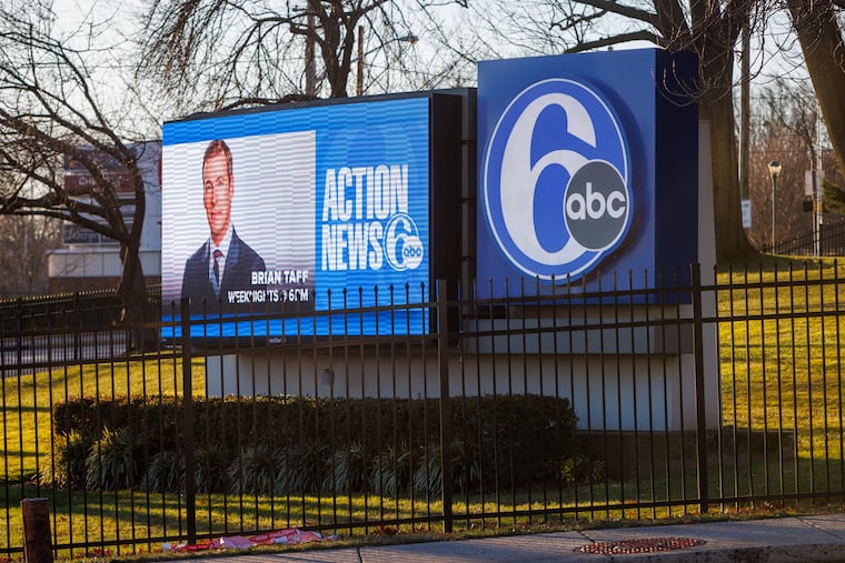 Outside 6abc's building at City Avenue and Monument in Philadelphia.