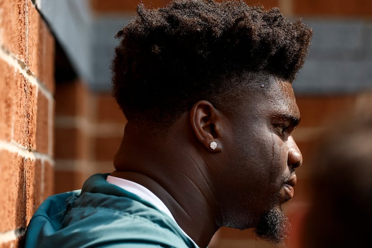 The Eagles drafted defensive tackle Jordan Davis with the 13th overall pick in 2022.