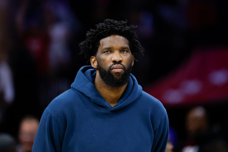 Sixers center Joel Embiid sat out Monday's game against the Orlando Magic.