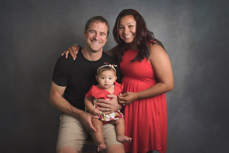 Roger and Christina with Isabella Rose.