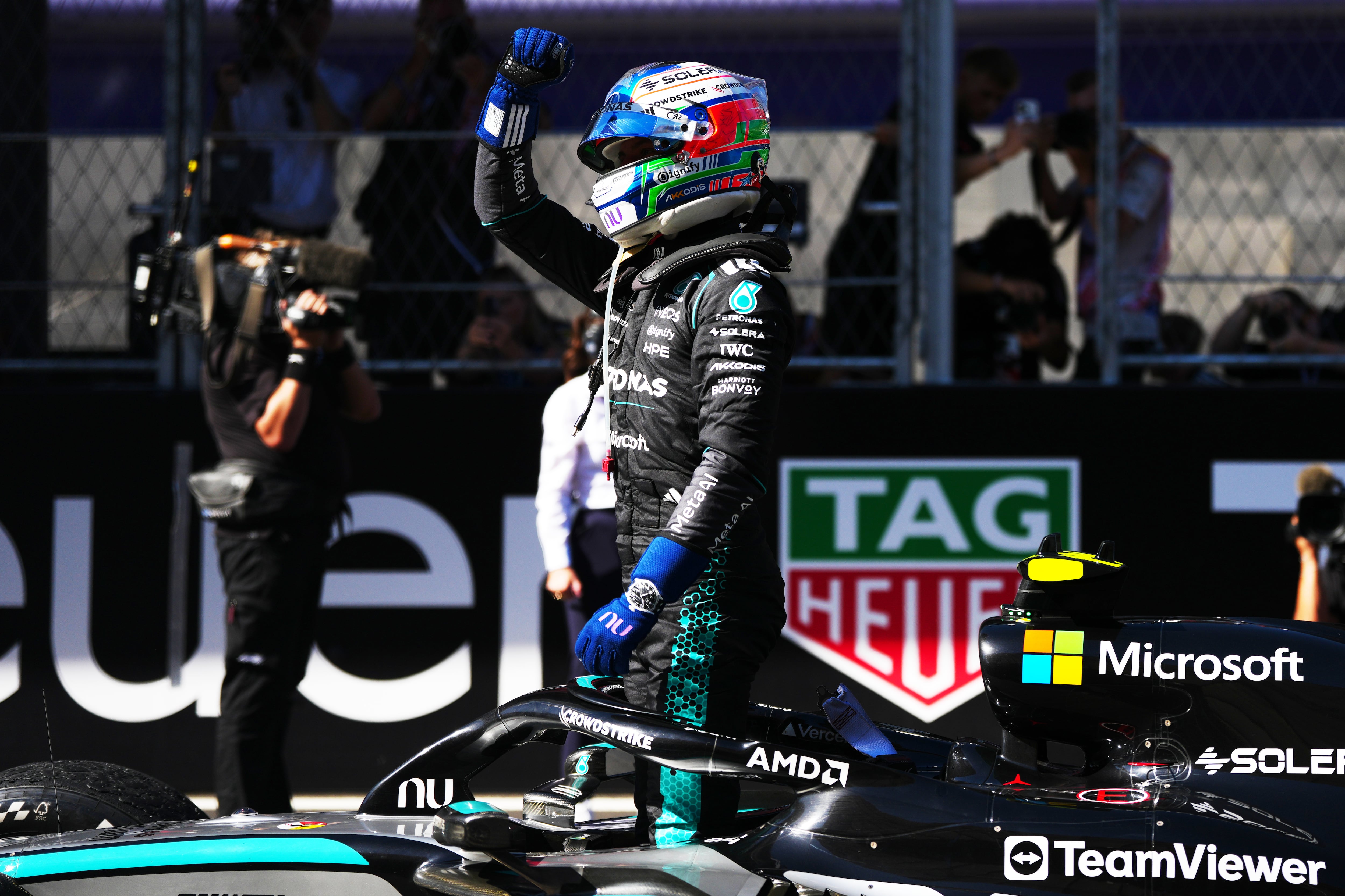 Antonelli wins 1st Formula 1 race in Madrid in 45 years after unlucky break for pole-sitter Norris