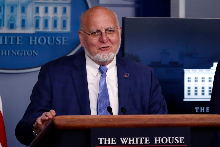 Centers for Disease Control and Prevention director Dr. Robert Redfield.