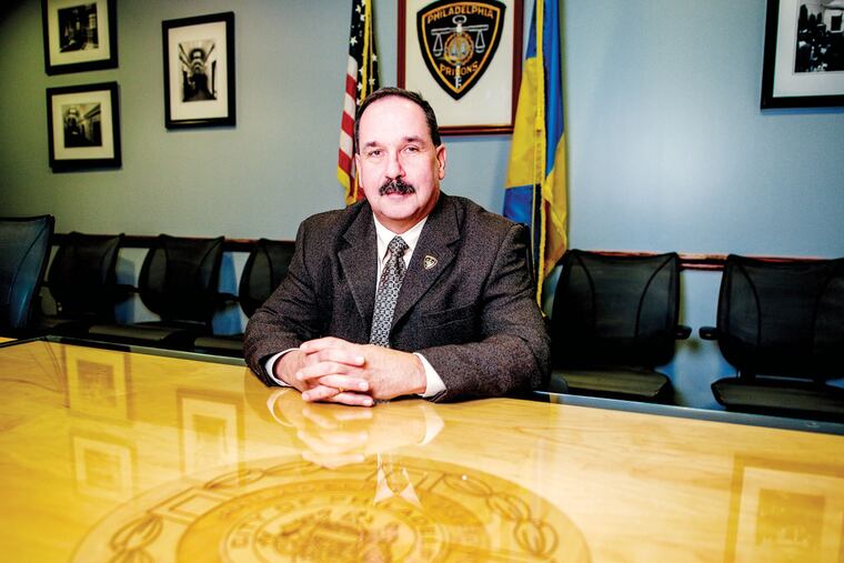 Louis Giorla has worked in the Philadelphia prison system for 33 years. He is retiring next week.