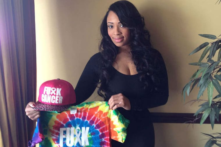 Tiffany Wade started making the apparel shortly before her hairstylist's mom died from breast cancer. (Michael Hinkelman / Staff)