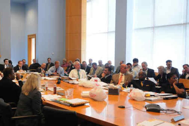 In an air of public expectation of reforms, the DRPA's 16-member board met for six hours yesterday in the agency's Camden headquarters.