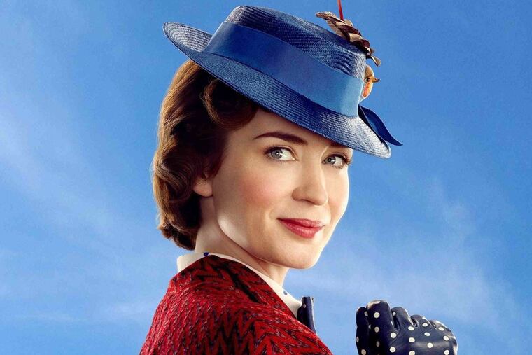 Emily Blunt as Mary Poppins in the official Poster Art. (Walt Disney Pictures/Entertainment Pictures/Zuma Press/TNS)