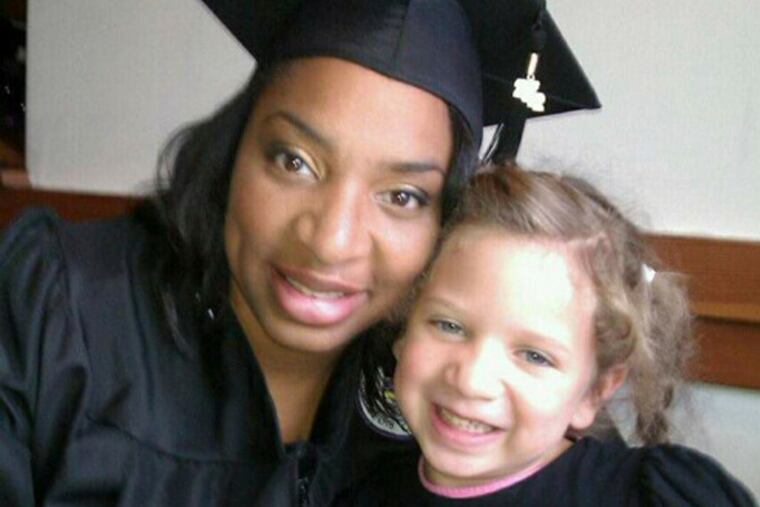 This undated selfie shows Amberkatherine DeCory with her daughter, Mila DeCory. Until her daughter could speak, Decory, a police officer who lives outside Minneapolis, carried her birth certificate and even a photo of her giving birth, just in case the African American and Native American had to prove that her light-haired, blue-eyed child was truly her own. Families like theirs were not surprised when they heard that Cindy McCain reported a woman to police for possible human trafficking because McCain saw her at the airport with a toddler of a different ethnicity. (Amberkatherine DeCory via AP)