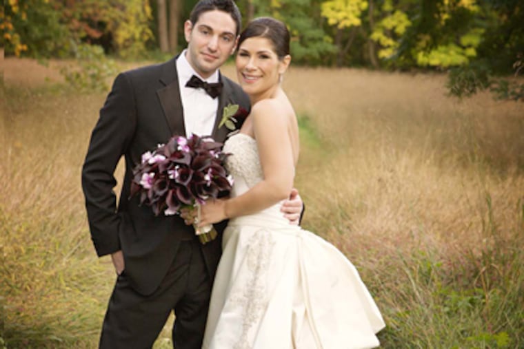 Melissa Grasso and John Russo were married October 10, 2009 in Gladwyne. (Sarah DiCicco)