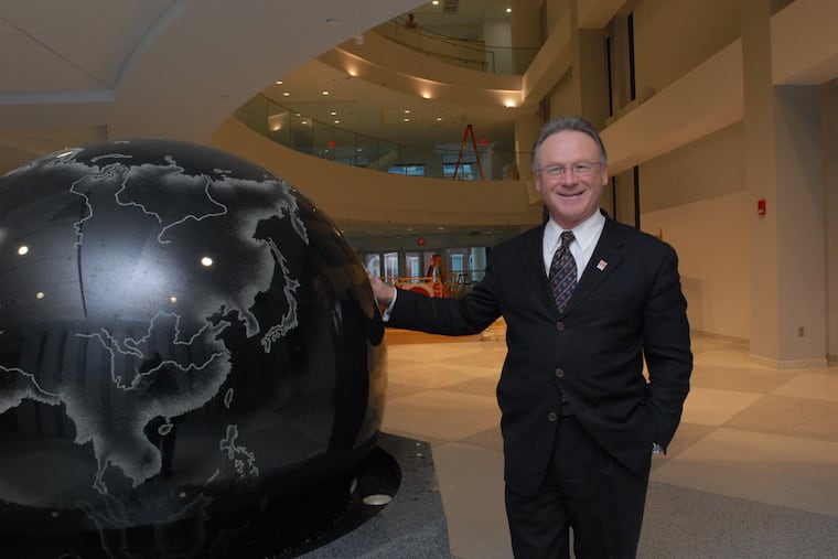 At Temple, former Dean of the Fox School of Business and Management Moshe Porat poses. Porat was recently ousted after allegations that Fox School knowingly reported false data to U.S. News & World Report surfaced