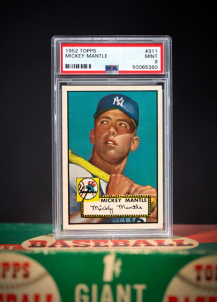Ex-Eagles lineman Evan Mathis selling rare Mickey Mantle baseball card  worth millions