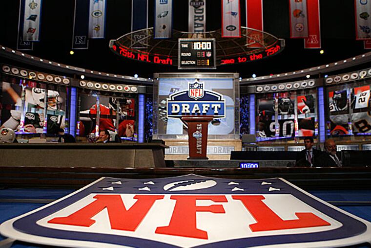 The NFL Draft at Radio City Music Hall. (Jason DeCrow/AP)
