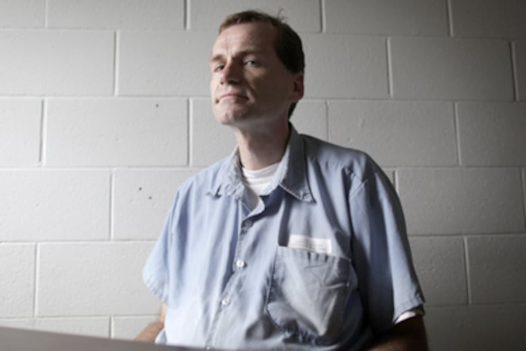 Daniel Montgomery, convicted of killing William Gulas, sits in jail in Marion, Ohio. (David Swanson / Staff Photographer)