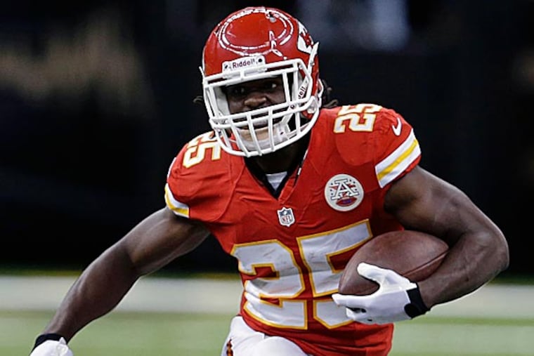 Chiefs running back Jamaal Charles. (Gerald Herbert/AP)