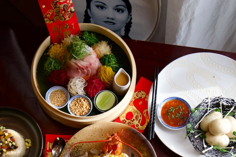 Lunar New Year brunch menu items that will be served at Buddakan on February 8, 2025.