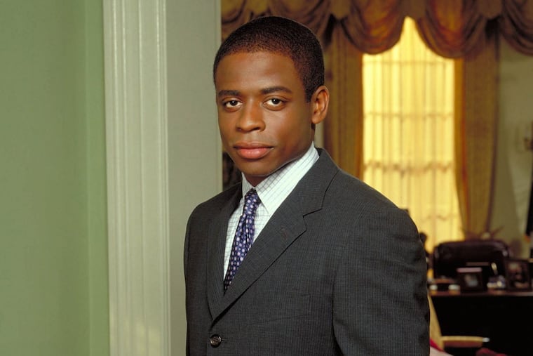 Dule Hill, pictured here as Charlie Young on ‘The West Wing,’ will play Nat King Cole in an upcoming play at Malvern’s People’s Light