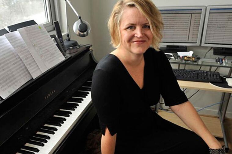 Kristin Kuster viewed the architecture of the Barnes building online, and the emotional impact of its patterns and materials inspired "Folding Planes: Frosted Panes."