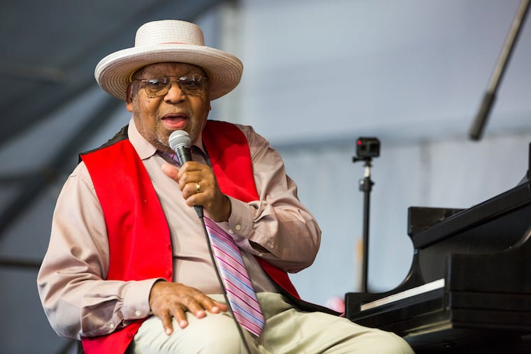 Ellis Marsalis during the New Orleans Jazz & Heritage Festival last August.