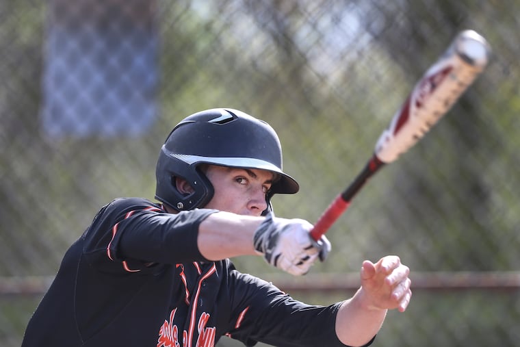 Alden Mathes was strong on the mound Tuesday as Marple Newtown beat West Allegheny, 1-0, in the PIAA Class 5A semifinals.