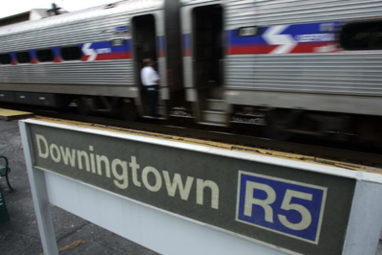 Visitors can be confused by trains such as the R5, which has two final destinations. (Laurence Kesterson / Staff Photographer)