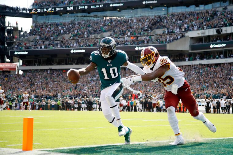 DeSean Jackson, now out for the season, was the Eagles' spark in its Week 1 comeback over Washington.