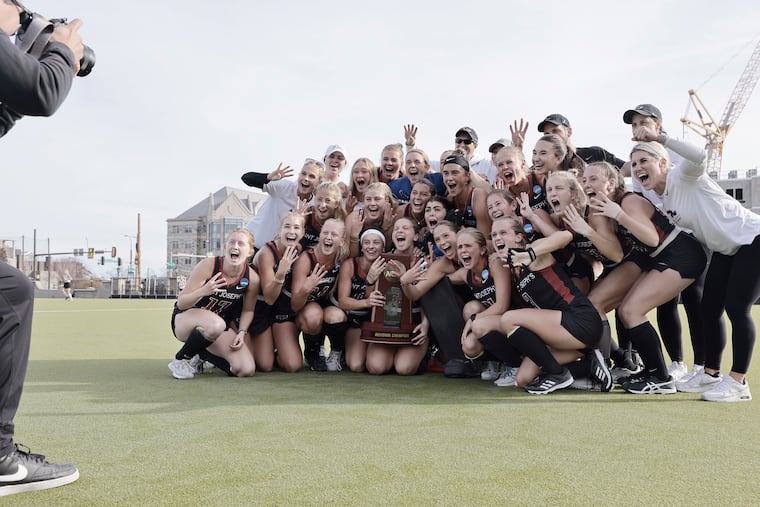 St. Joe's is in the national championship game for the first time. It's not just a first for the field hockey program, though — it's the first time a Hawks team in any sport has made a national title game.