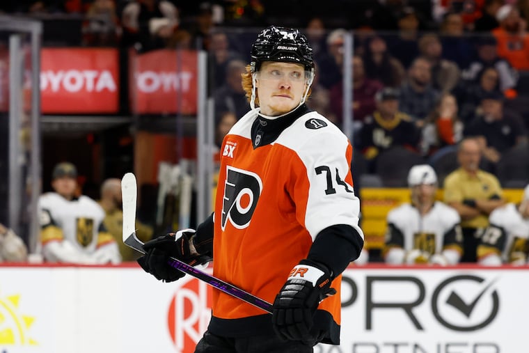 Flyers right wing Owen Tippett has 11 goals and 22 points this season.