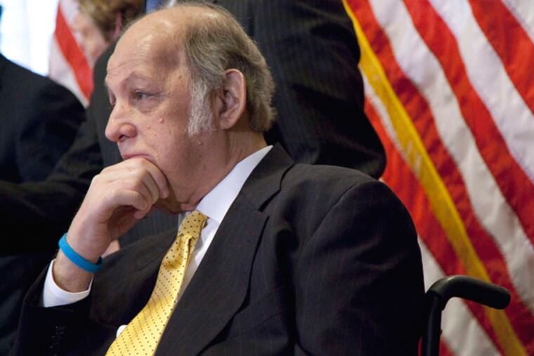 James Brady , White House press secretary, was left paralyzed in the March 1981 assassination attempt on President Reagan. AP, File