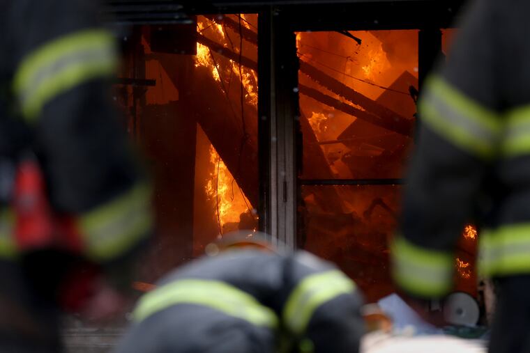 Scene from a 2020 fire.