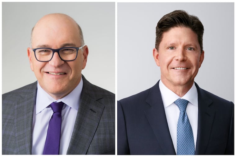 Cencora, which is among the largest pharmaceutical distributors in the United States, has selected Robert P. Mauch (right) to succeed Steven Collis (left) as CEO of the Conshohocken company.