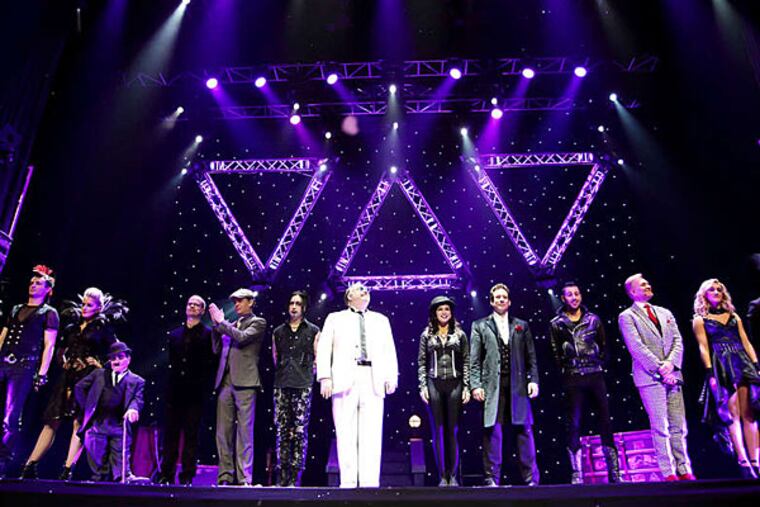 The seven magicians all have their own distinct personalities and styles, complimented by fireworks, lasers, indoor snow, video screens, and dancer/assistants. (TYUKODI LASZLO)