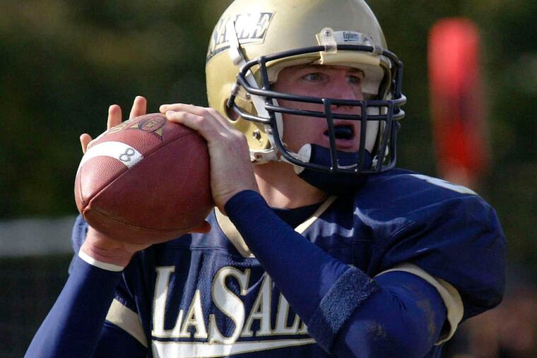 Ed Marynowitz, who was a quarterback at La Salle, drew high praise from Chip Kelly and Nick Saban.