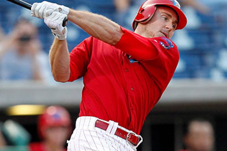 Chase Utley has been rehabbing with the Clearwater Threshers. (Mike Carlson/AP)