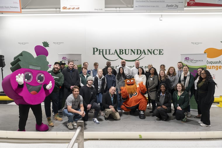 The Flyers and Penn Medicine have donated over 13,000 pounds of food so far this season as part of their Penn Medicine Assist program.