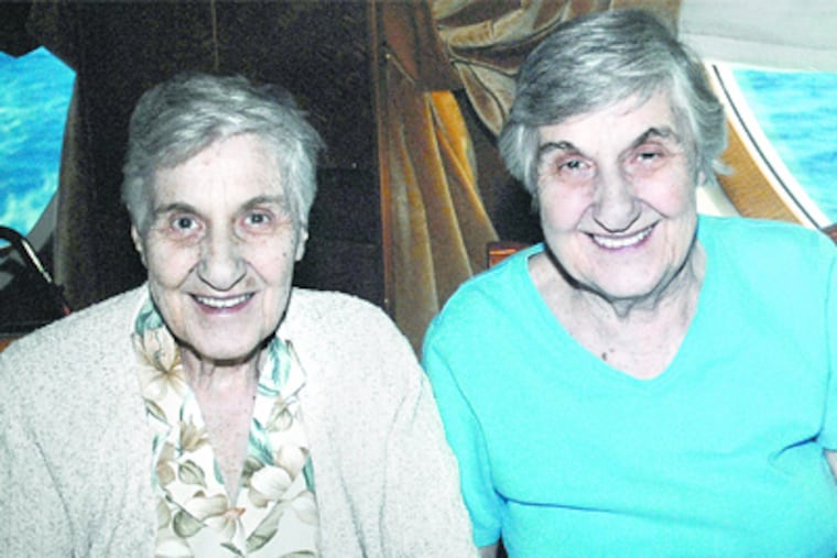 West Mount Airy’s Doris Polsky (left) and Shirley Melvin in 2007. “What we wanted was an integrated community,” Polsky said.