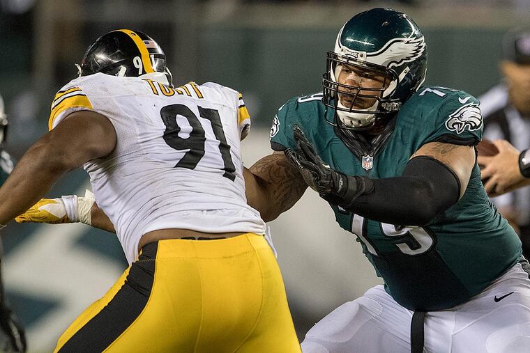 Eagles offensive guard Brandon Brooks.