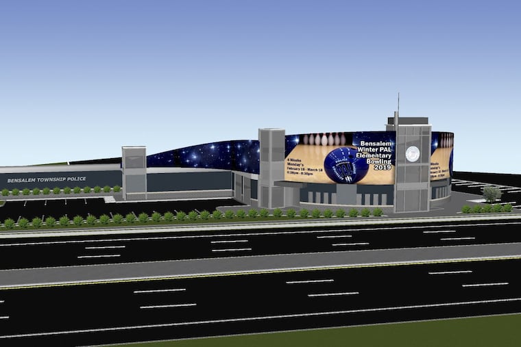 Artist's rendering of proposed Bensalem Emergency Services Building at 2653 Lincoln Highway.