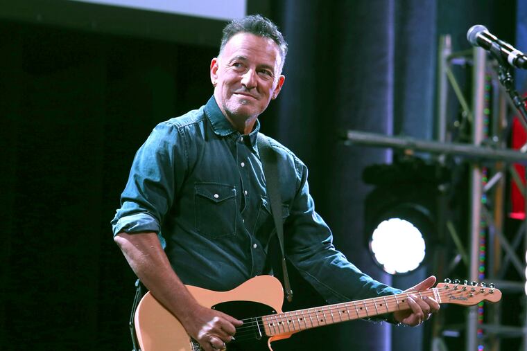 Bruce Springsteen performs at Stand Up For Heroes in New York on Nov. 1, 2016. Springsteen’s most memorable artifacts will travel across the country with a new landing spot in Los Angeles. The Grammy Museum announced Wednesday that Bruce Springsteen Live! will open at the Grammy Museum L.A. Live in downtown Los Angeles on Oct. 15.